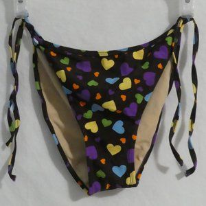 DKR & CO. SWIM | size 14 | Heart Print Bikini Bottoms | NWOT